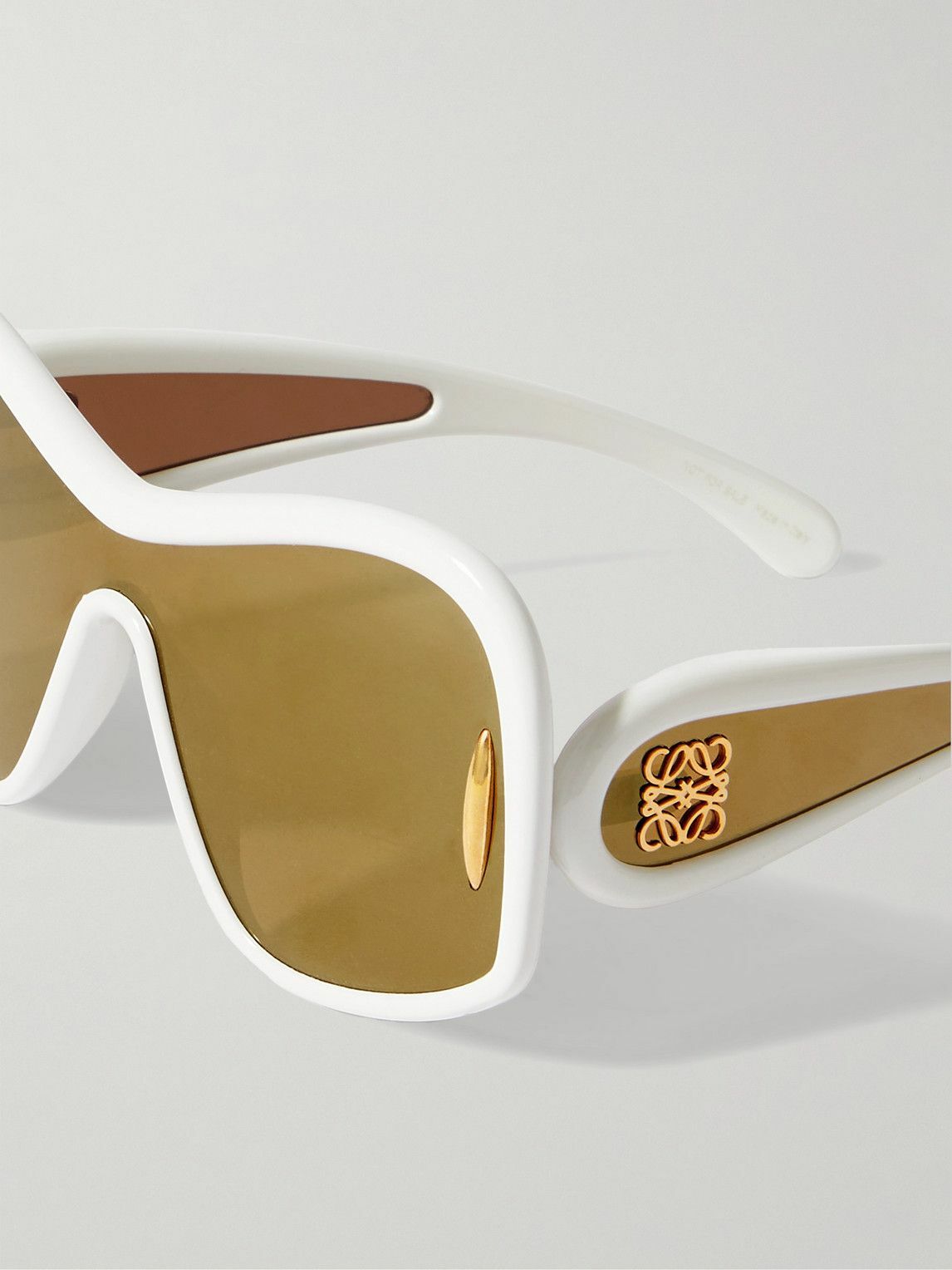 サングラス Loewe Cream Acetate Sunglasses LOEWE EYEWEAR Screen square-frame acetate sunglasses | NET-A