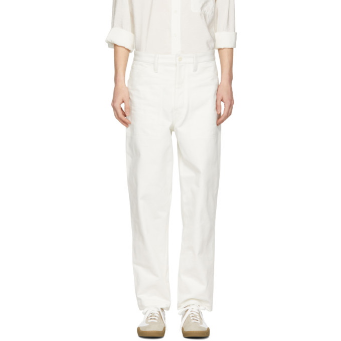 Photo: Lemaire White Summer Chino Trousers
