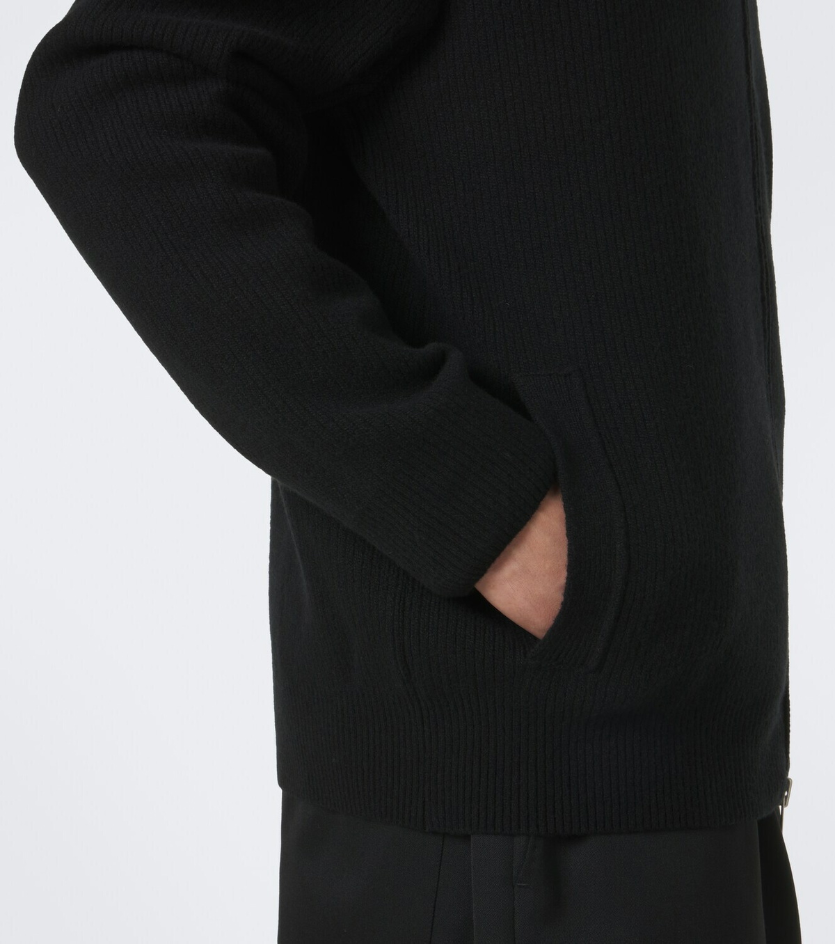 Simone Rocha Cutout wool-blend zip-up cardigan