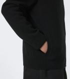 Simone Rocha Cutout wool-blend zip-up cardigan