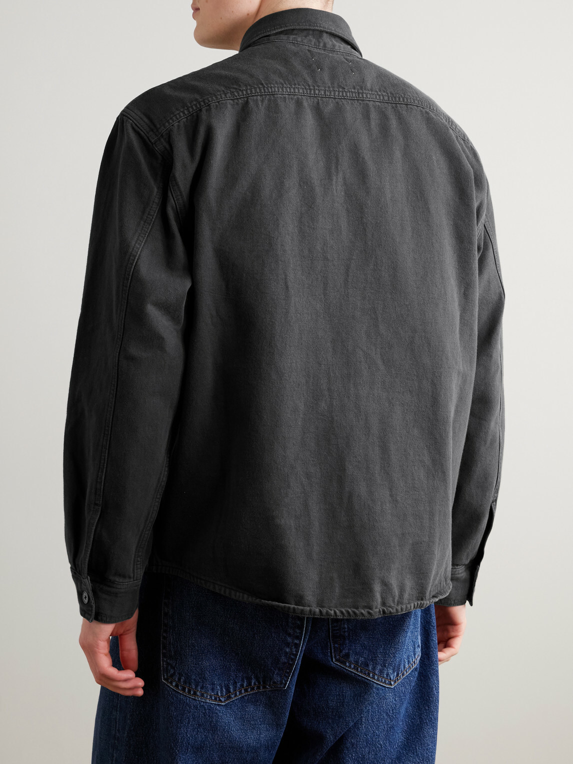 FRAME - Denim Overshirt - Black