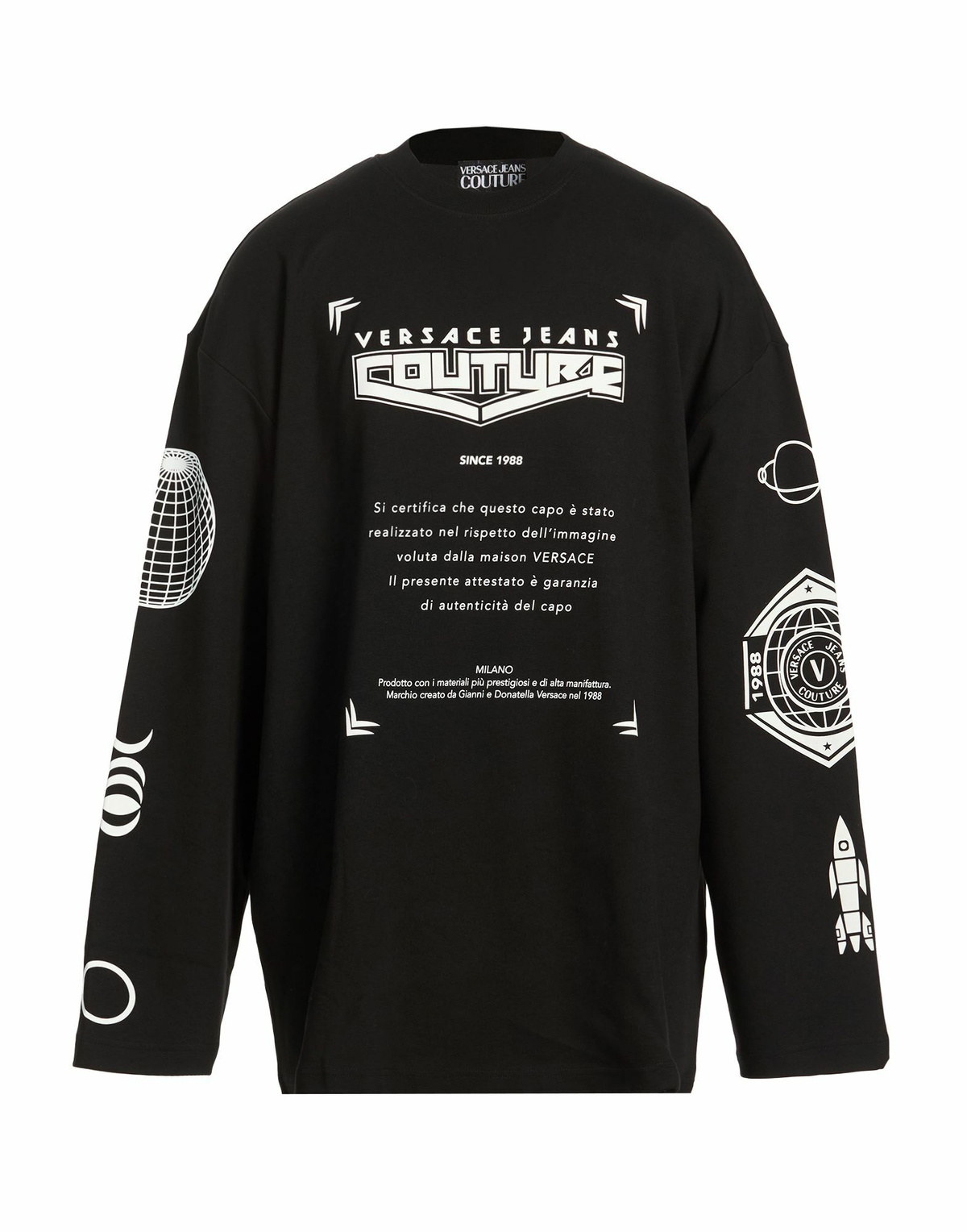 Versace Jeans Couture Mens T-shirt in Black