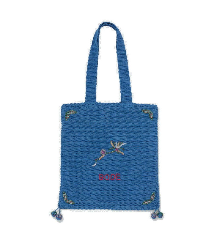 Photo: Bode Laurel beaded crochet tote bag