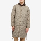 Taion Women's Crew Down Coat in Light Mocha