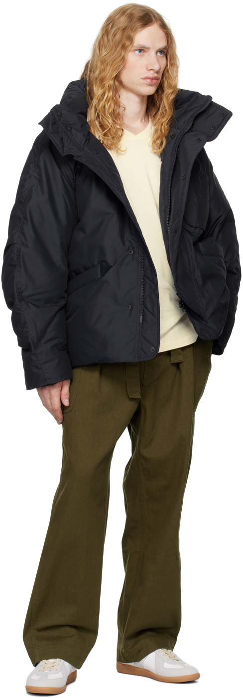 DOCUMENT Khaki Wide Pocket Trousers