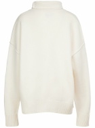 AMI PARIS - Red Ami De Coeur Wool Turtleneck Sweater