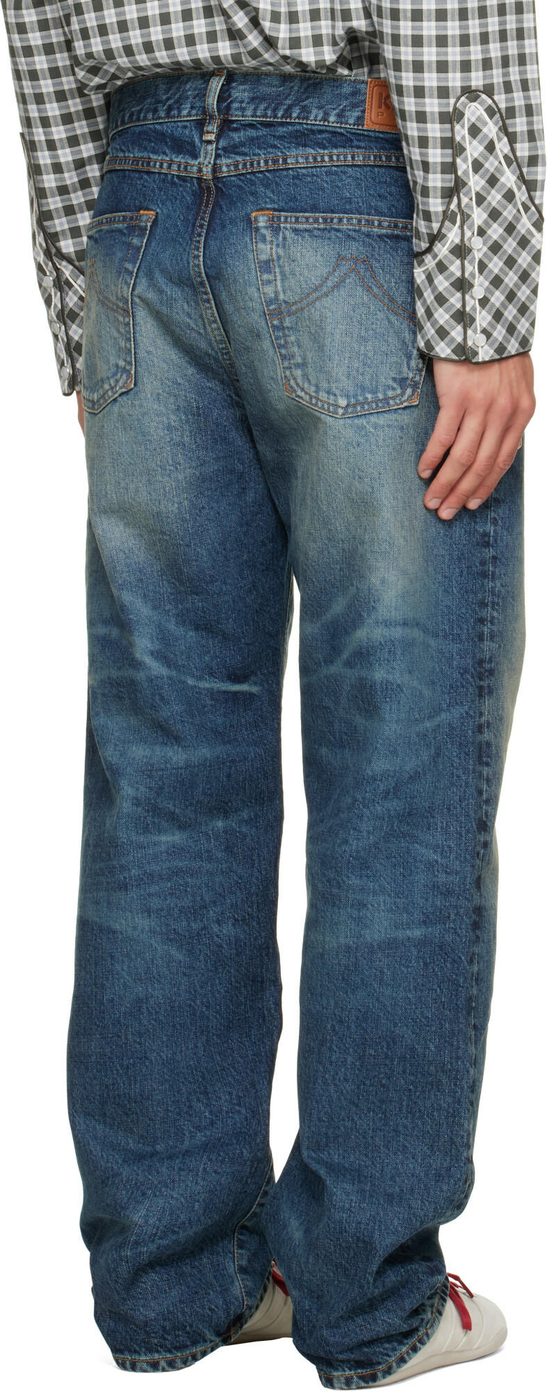 Kenzo Blue Kenzo Paris Straight Fit Jeans