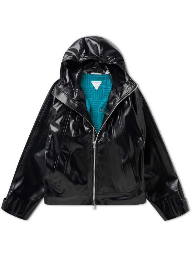 Photo: Bottega Veneta - Hooded Coated-Canvas Jacket - Black