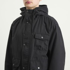 Snow Peak Men's Light Dobby Cloth Parka Jacket in Black