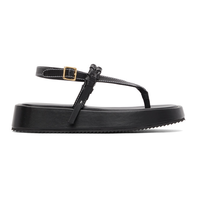 Photo: JW Anderson Black Flatform Sandals