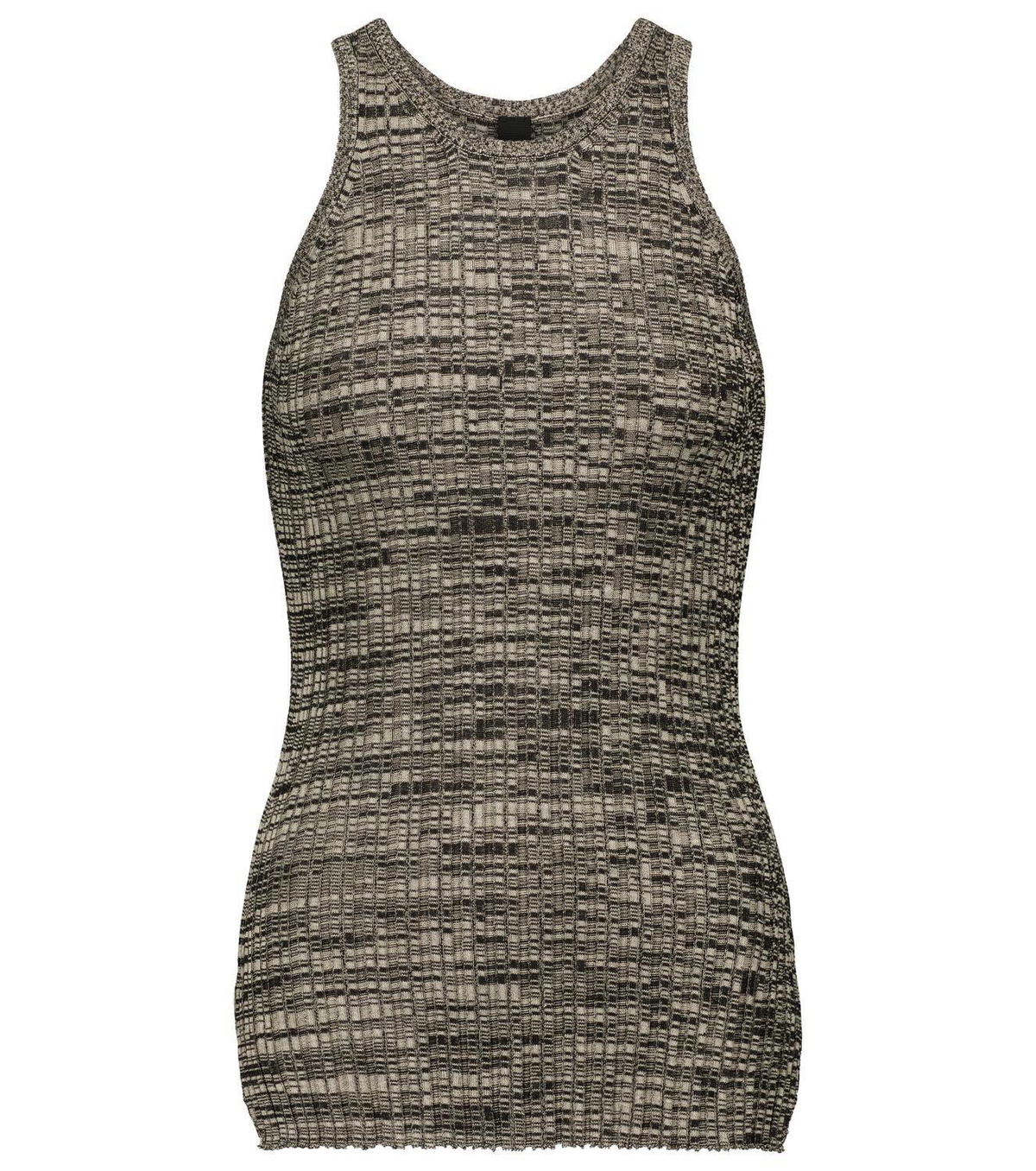Petar Petrov Ela ribbed-knit silk tank top