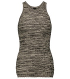 Petar Petrov Ela ribbed-knit silk tank top