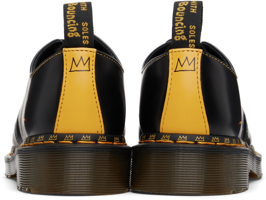 Dr. Martens Black Jean-Michel Basquiat Edition 1461 Derbys Dr. Martens