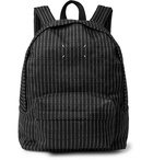 Maison Margiela - Logo-Embroidered Canvas Backpack - Black