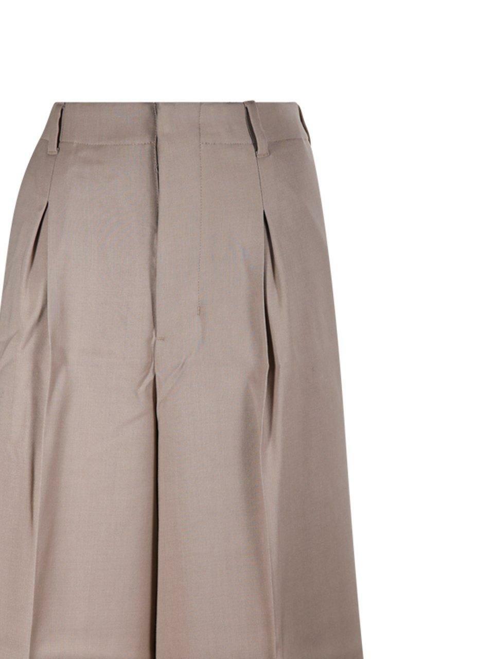 Ami Alexandre Mattiussi Paris Faille High Waisted Knee-length Shorts