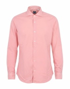Fedeli Mens Shirt in Salmon pink
