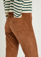 Moncler Flared-leg Corduroy Trousers Brown