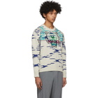 Kenzo Off-White Claw Tiger Sweater