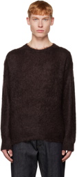 AURALEE Brown Brushed Sweater