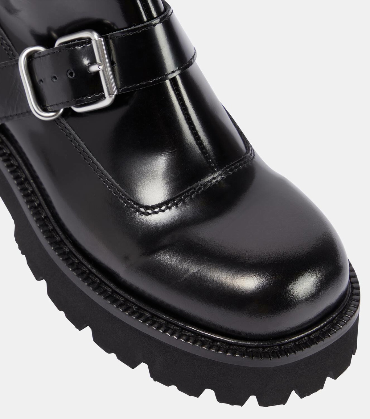 MM6 Maison Margiela Buckled leather ankle boots MM6 Maison Margiela MM6 Maison Margiela Buckled leather ankle boots MM6 Maison Margiela