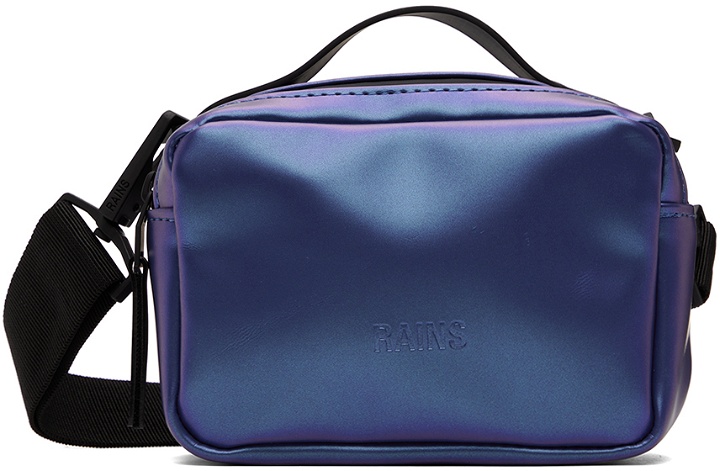 Photo: RAINS Blue Micro Box Bag
