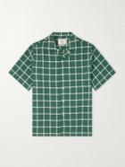 Portuguese Flannel - Alvor Checked Organic Cotton Shirt - Green
