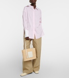 Loewe - Paula's Ibiza Anagram Small raffia basket tote
