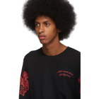 Alexander McQueen Black Japanese Ivy Long Sleeve T-Shirt