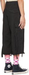 Doublet Black Silk Military Trousers