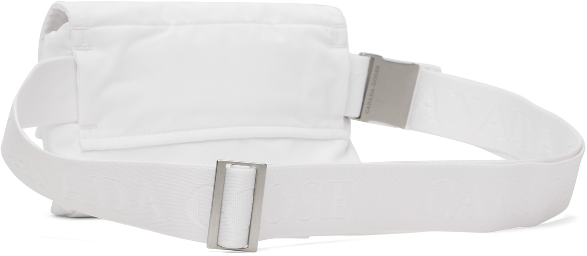Canada Goose White Mini Waist Pack Belt Bag