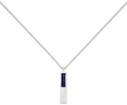 Tom Wood Silver Cube Pendant Necklace