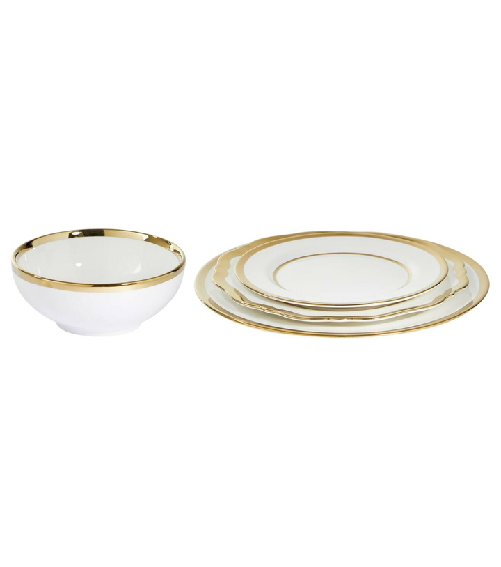 Photo: Polspotten Golden Finds plates and bowl set by Jan Wolleswinkel