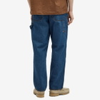 Uniform Bridge Men's Double Knee Denim Pants in Indigo Washed