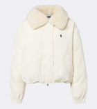 Polo Ralph Lauren Teddy-trimmed cropped blouson jacket
