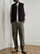 Belstaff - Dispatch Straight-Leg Garment-Dyed Cotton Cargo Trousers - Green
