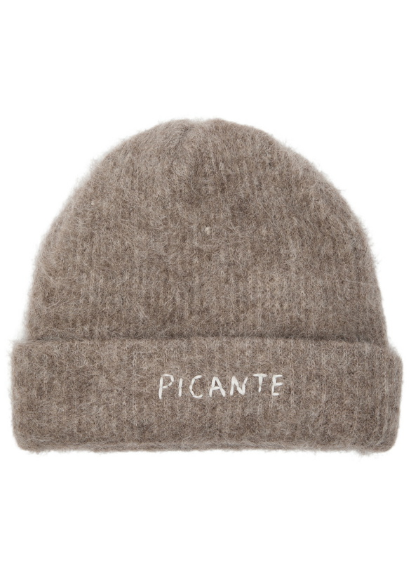 Photo: Picante Logo-embroidered Alpaca-blend Beanie - Brown - One Size