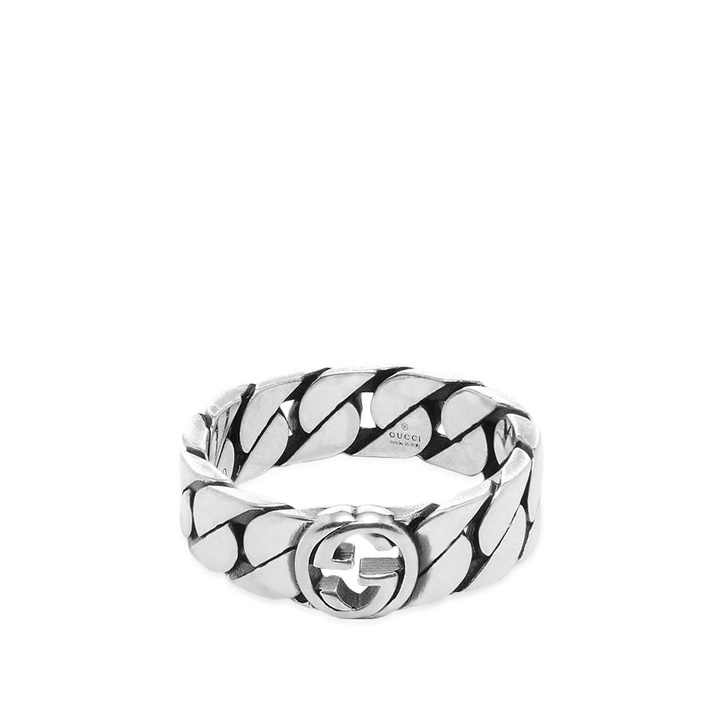 Photo: Gucci Interlocking G Gourmette Ring 6mm