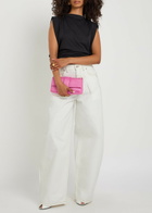 Jacquemus Le De-nimes Ovalo Barrel-leg Denim Jeans Off White
