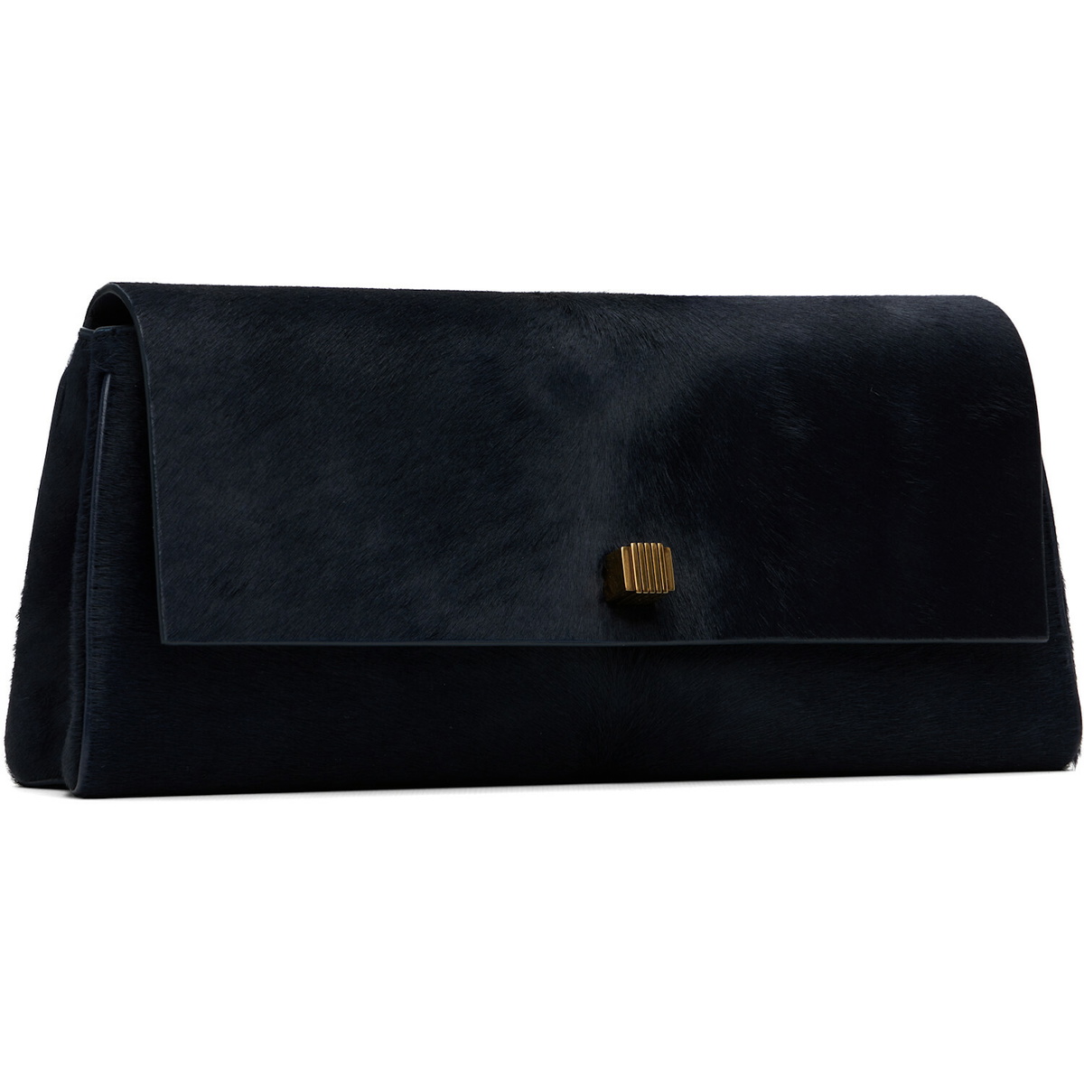 KHAITE Navy Audrey Clutch