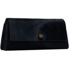 KHAITE Navy Audrey Clutch