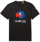 Moncler Genius - Undefeated 2 Moncler 1952 Logo-Print Cotton-Jersey T-Shirt - Black