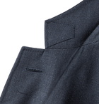 TOM FORD - O'Connor Unstructured Wool and Silk-Blend Hopsack Blazer - Blue