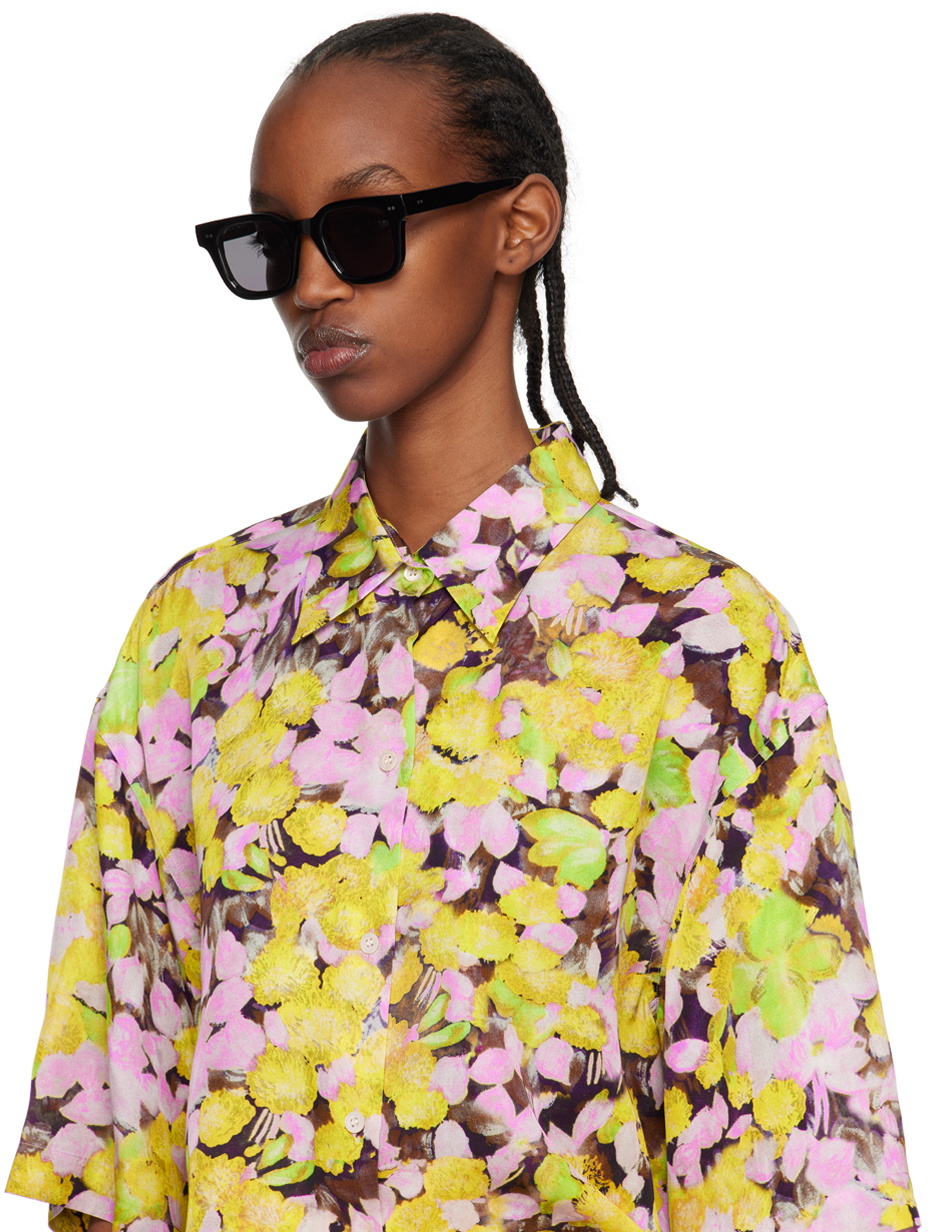 CHIMI Black Square Sunglasses Chimi Eyewear display picture 3