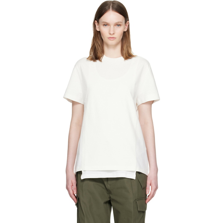 Photo: Maison Margiela White Double Layered T-Shirt