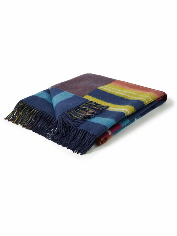 Photo: Paul Smith - Fringed Striped Wool Blanket