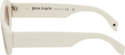 Palm Angels White Dana Sunglasses