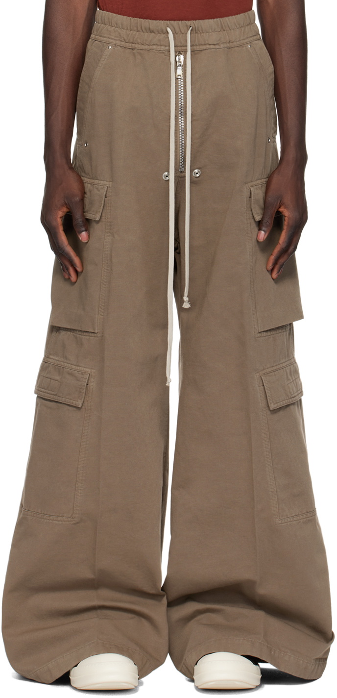 Rick Owens DRKSHDW Gray Jumbo Bela Cargo Pants Rick Owens Drkshdw