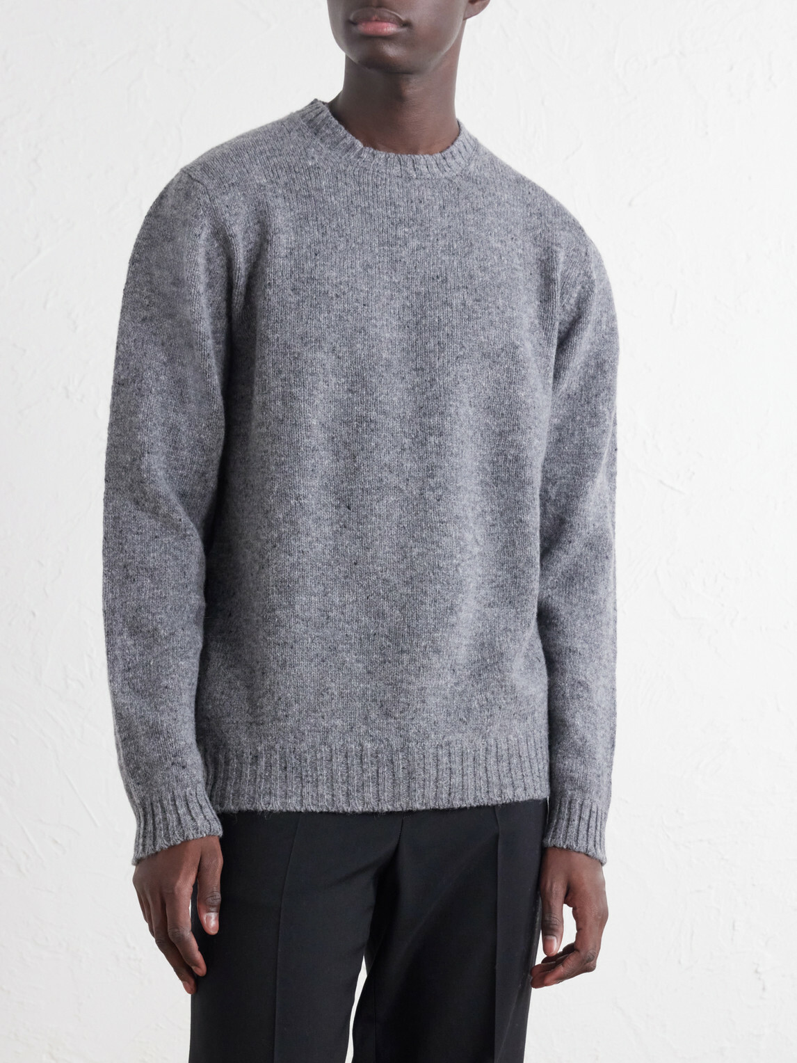 William Lockie - Aryan Wool Sweater - Gray