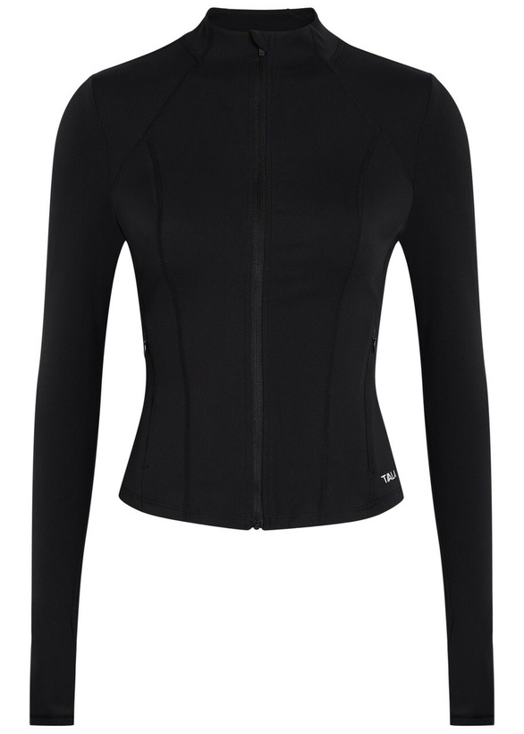 Photo: Tala Dayflex zip up Stretch-jersey top Black