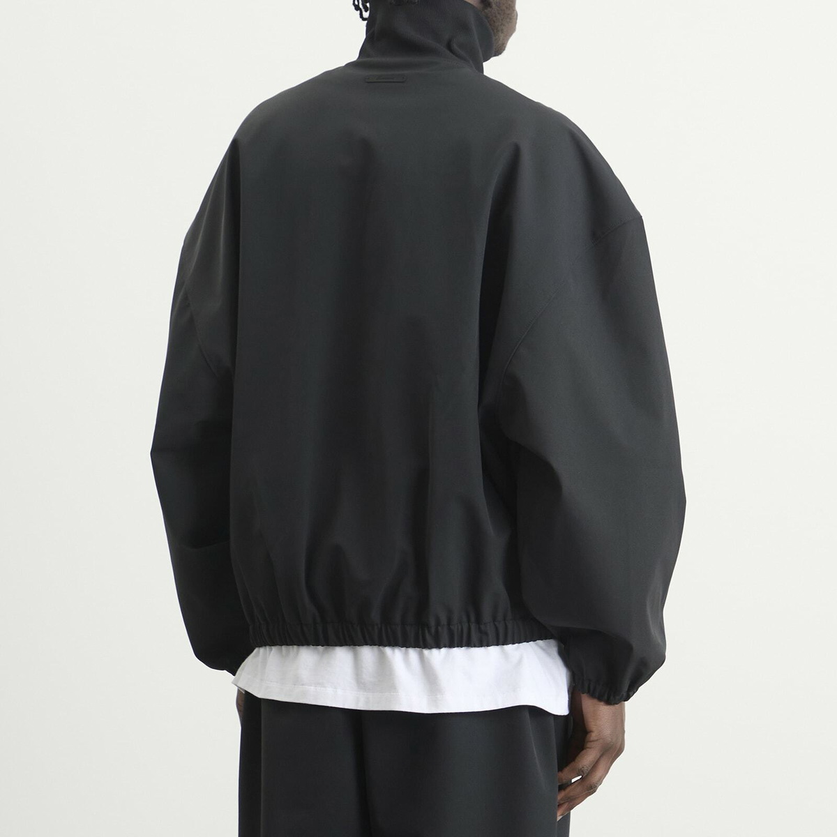 Fear of God ESSENTIALS Men's Signature Track Jacket in Vintage Black